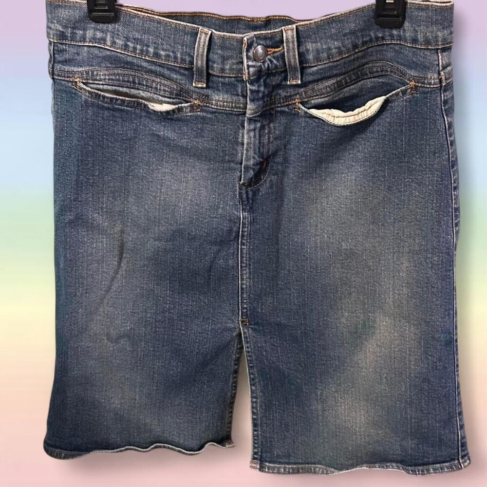 american eagle denim skirt